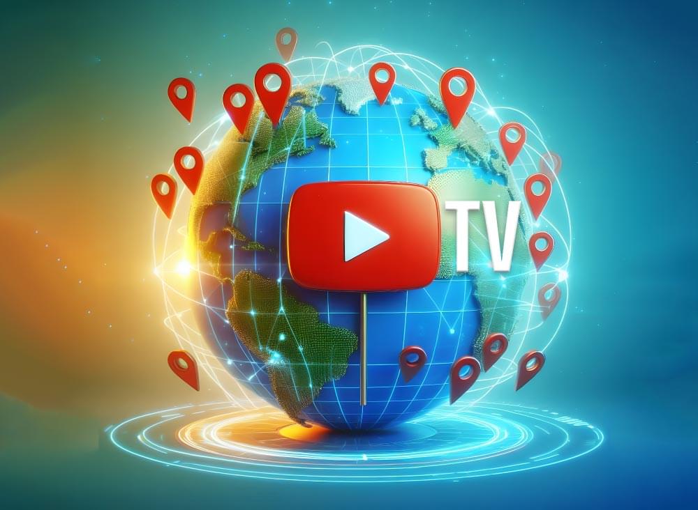 YouTube TV location change